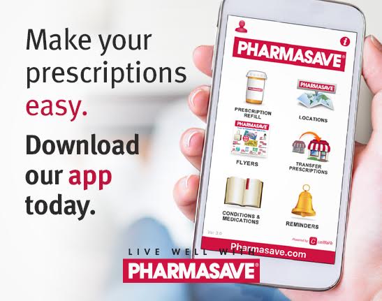 Download Pharmasave app for easy prescription